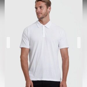 True Classic White Polo Shirt 2XL - Buttery Soft Slim Fit Comfort Tee
